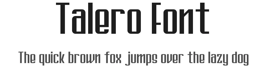 Talero Font by Omar Workspace — Sans Serif Font