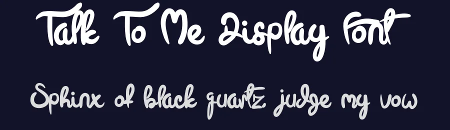 Talk To Me Display Font by levincreative — Decorative Font — thumbnail 2