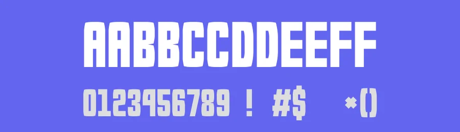 Tall Block Font by Gomarice — Display Font — thumbnail 3