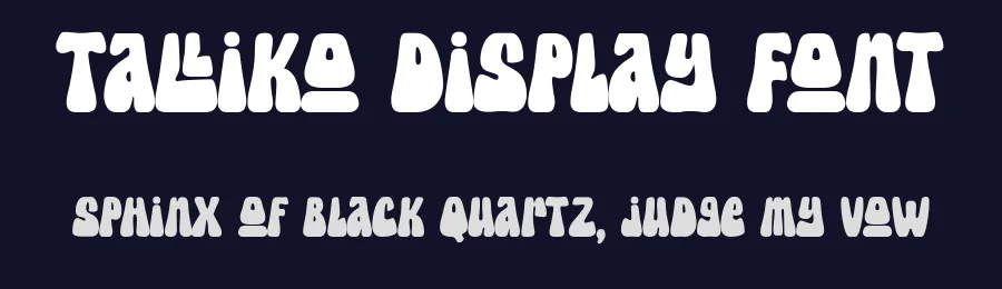 Talliko Display Font by Dantype — Decorative Font — thumbnail 2