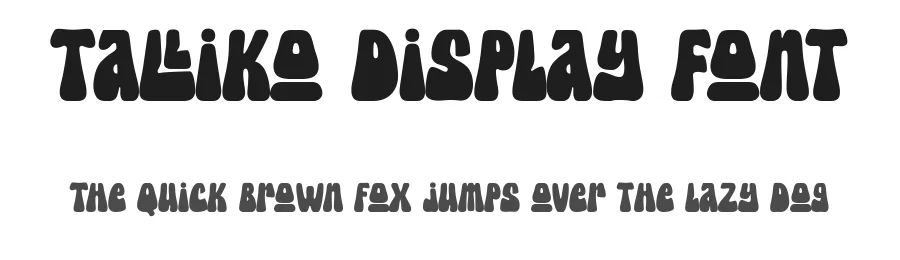 Talliko Display Font by Dantype — Decorative Font