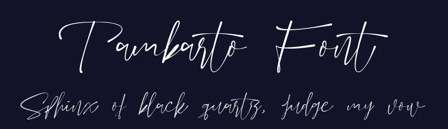 Tambarto Font by jadatype — Script Handwritten Font — thumbnail 2
