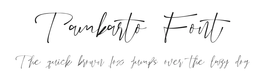 Tambarto Font by jadatype — Script Handwritten Font