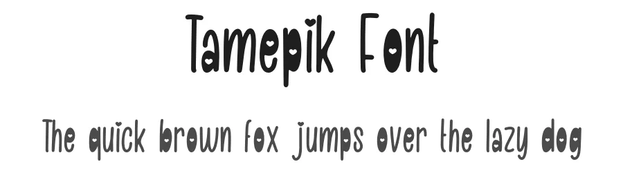Tamepik Font by Forberas Foundry — Decorative Font