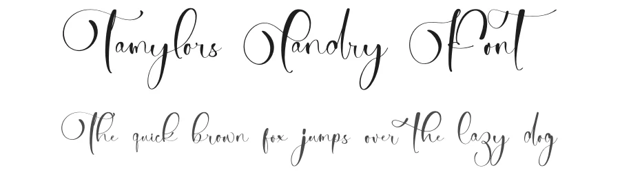 Tamylors Landry Font by stylishtype.co — Script Handwritten Font