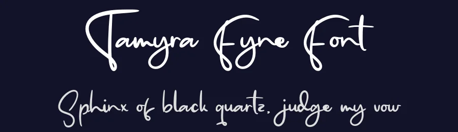 Tamyra Fyne Font by Creatifontstudios — Script Handwritten Font — thumbnail 2