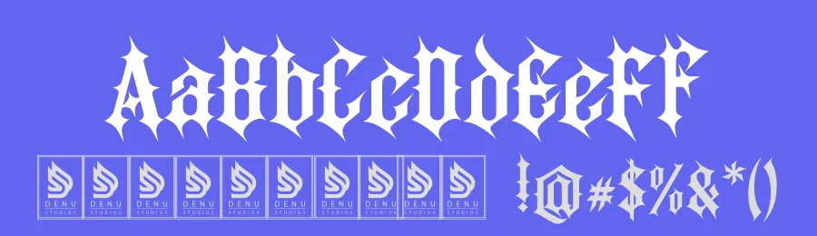 Tanduk | Blackletter Font by Denustudios — Blackletter Font — thumbnail 3