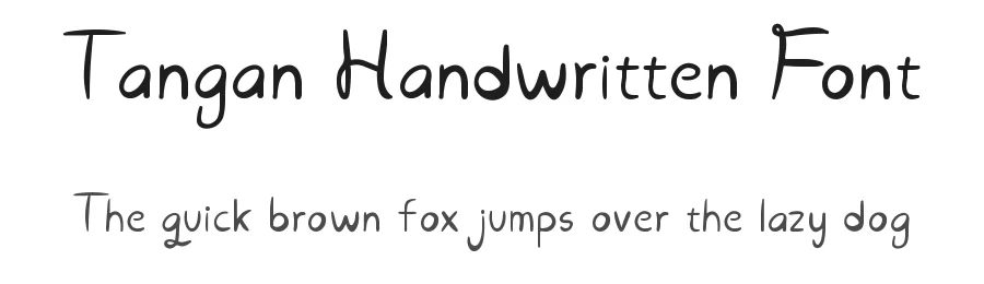 Tangan Handwritten Font by imamfathoni0 — Script Handwritten Font