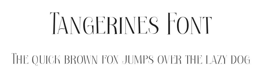 Tangerines Font by Rautan Studio — Decorative Font