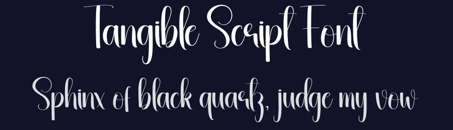 Tangible Script Font by andikastudio — Script Handwritten Font — thumbnail 2