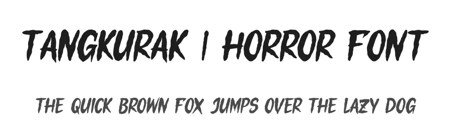 Tangkurak | Horror Font by Gracetypestudio — Display Font