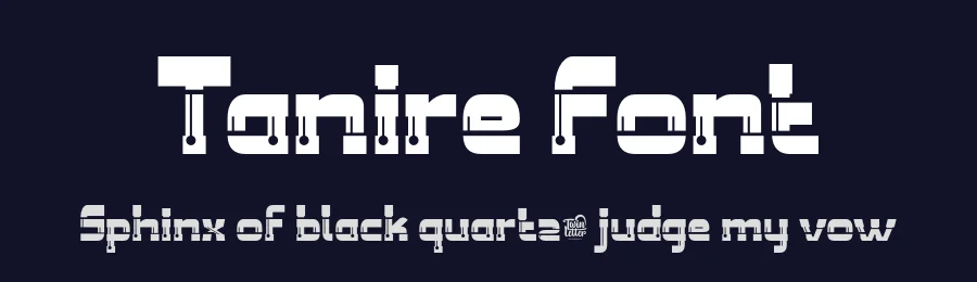 Tanire Font by twinletter — Display Font — thumbnail 2