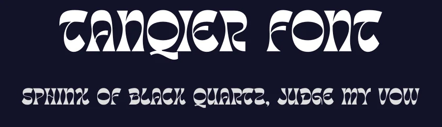 Tanqier Font by timelesstype.co — Display Font — thumbnail 2