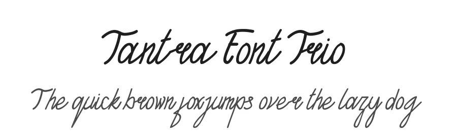 Tantra Font Trio by edricstudio — Sans Serif Font