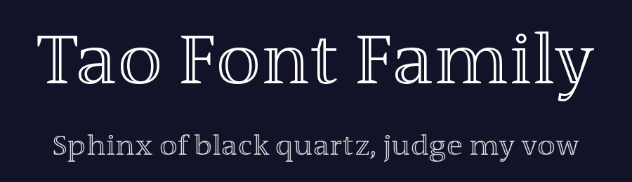 Tao Font Family by LucasFonts — Serif Font — thumbnail 2