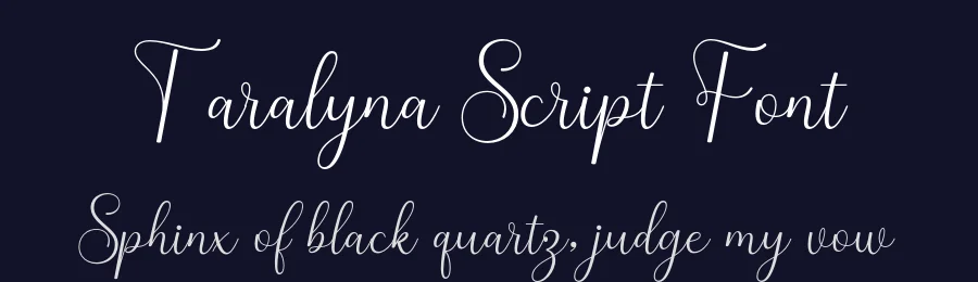 Taralyna Script Font by imiftype — Script Handwritten Font — thumbnail 2