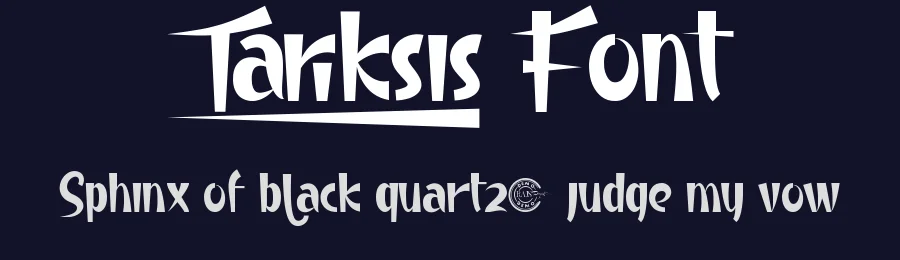 Tariksis Font by RaisProject — Display Font — thumbnail 2