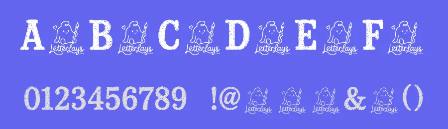 Tarnpress Free Font by Letterlays — Decorative Font — thumbnail 3