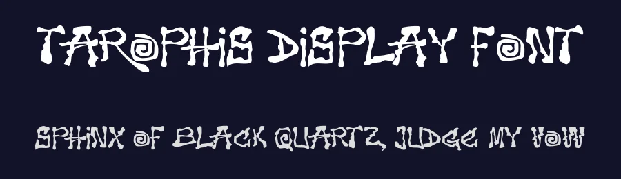 Tarophis Display Font by Artisan Themes — Display Font — thumbnail 2