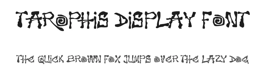 Tarophis Display Font by Artisan Themes — Display Font