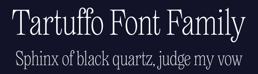 Tartuffo Font Family by Lift Type — Serif Font — thumbnail 2