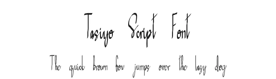 Tasiyo Script Font by Letternesia studio — Script Handwritten Font
