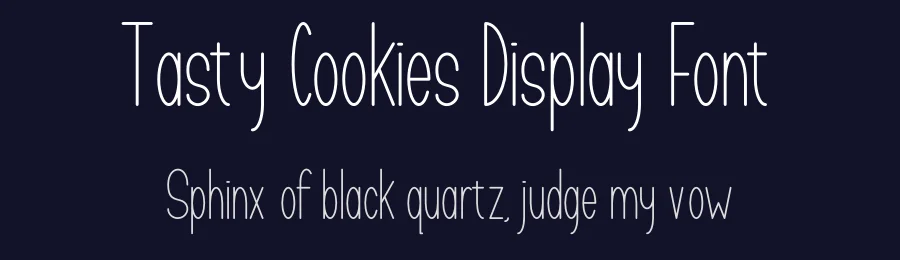 Tasty Cookies Display Font by MasyafiStudio — Display Font — thumbnail 2
