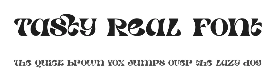 Tasty Real Font by timelesstype.co — Display Font