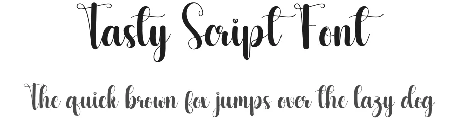 Tasty Script Font by andikastudio — Script Handwritten Font