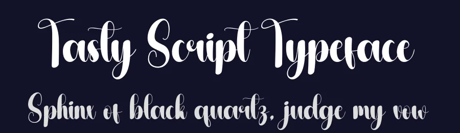 Tasty Script Typeface by andikastudio — Script Handwritten Font — thumbnail 2