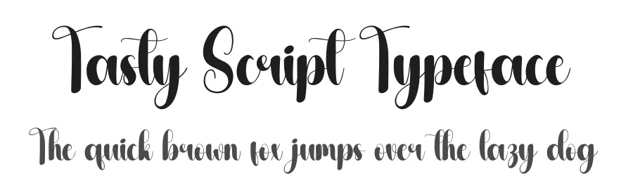 Tasty Script Typeface by andikastudio — Script Handwritten Font