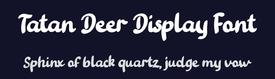 Tatan Deer Display Font by letterenastudios — Display Font — thumbnail 2