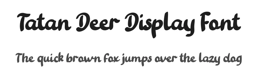 Tatan Deer Display Font by letterenastudios — Display Font