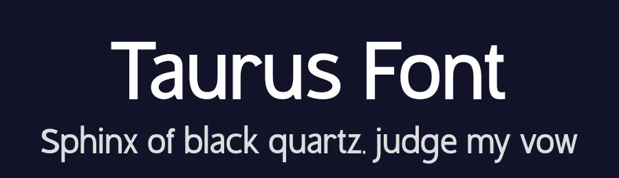 Taurus Font by Sensatype Studio — Sans Serif Font — thumbnail 2