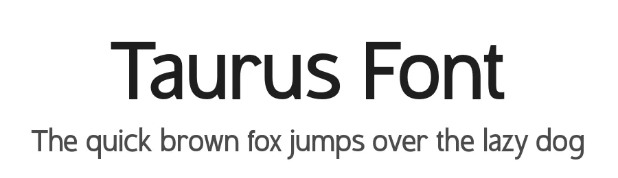 Taurus Font by Sensatype Studio — Sans Serif Font