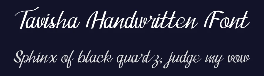 Tavisha Handwritten Font by planetz studio — Script Handwritten Font — thumbnail 2
