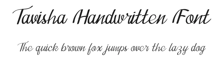 Tavisha Handwritten Font by planetz studio — Script Handwritten Font