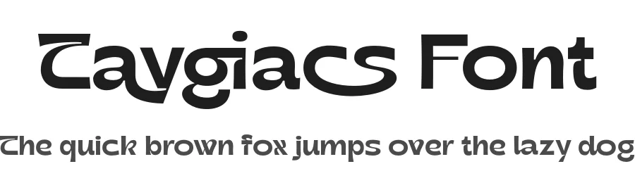 Taygiacs Font by 177Studio — Sans Serif Font