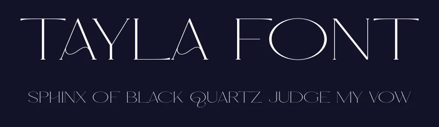 Tayla Font by vpcreativeshop — Serif Font — thumbnail 2