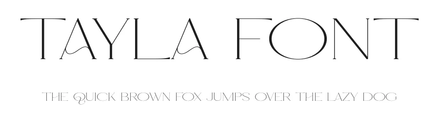 Tayla Font by vpcreativeshop — Serif Font