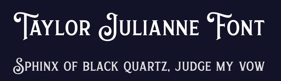 Taylor Julianne Font by grezlinestudio — Serif Font — thumbnail 2
