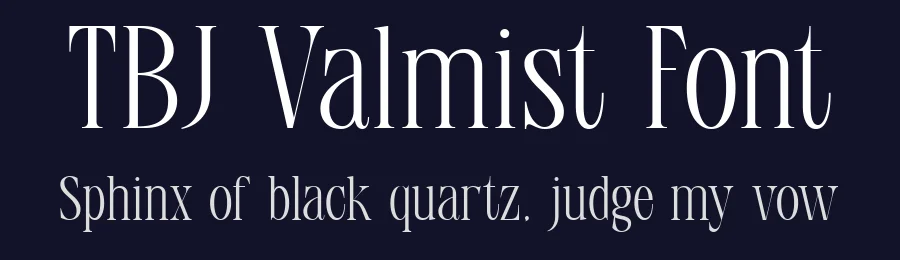 TBJ Valmist Font by Taboja Std — Decorative Font — thumbnail 2