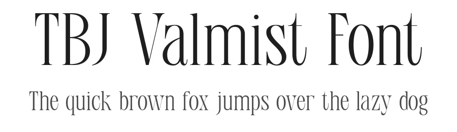TBJ Valmist Font by Taboja Std — Decorative Font