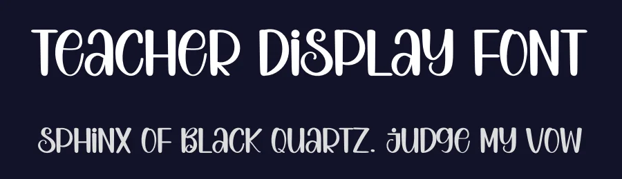 Teacher Display Font by inermediaSTUDIO — Script Handwritten Font — thumbnail 2