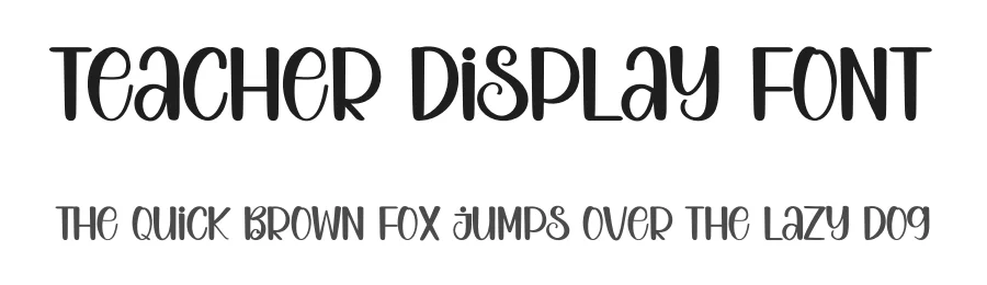 Teacher Display Font by inermediaSTUDIO — Script Handwritten Font