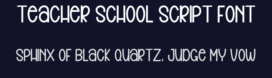 Teacher School Script Font by inermediaSTUDIO — Display Font — thumbnail 2