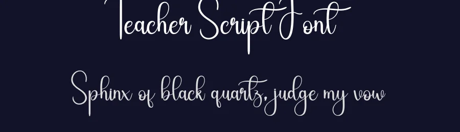 Teacher Script Font by andikastudio — Script Handwritten Font — thumbnail 2