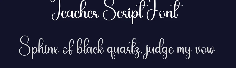 Teacher Script Font by andikastudio — Script Handwritten Font — thumbnail 2