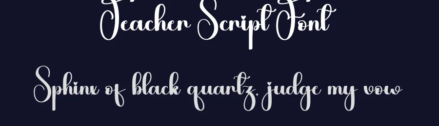 Teacher Script Font by andikastudio — Script Handwritten Font — thumbnail 2