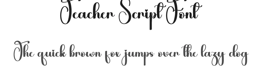 Teacher Script Font by andikastudio — Script Handwritten Font